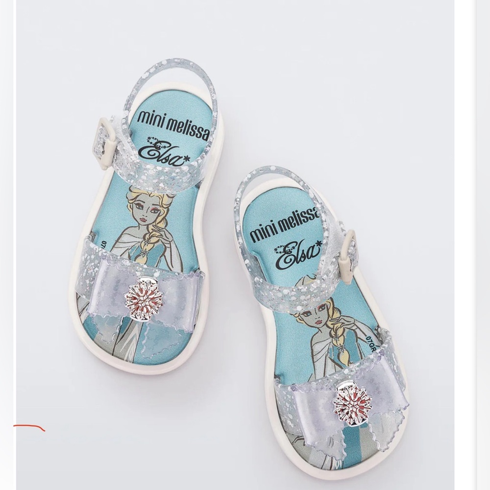 Mini Mellisa frozen sandals 🤍